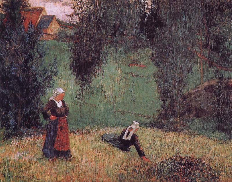 Paul Gauguin Early spring Norge oil painting art